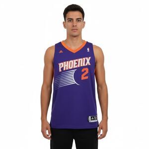 ADIDAS Men’s Purple Orange Sleeveless Phoenix Suns Bledsoe #2 Jersey Medium